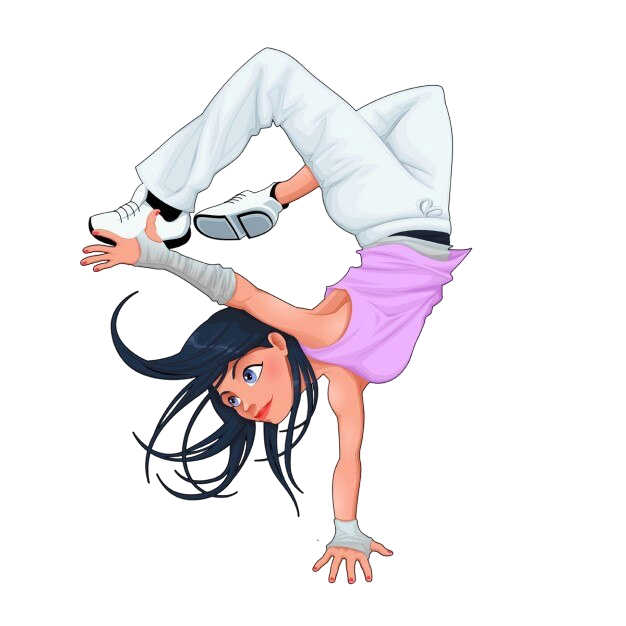 woman dancing breakdance